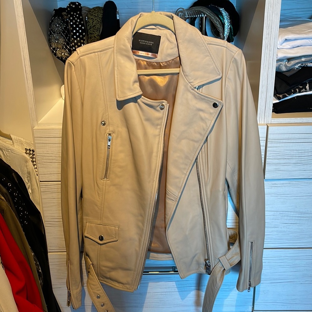 Scotch & Soda leather jacket